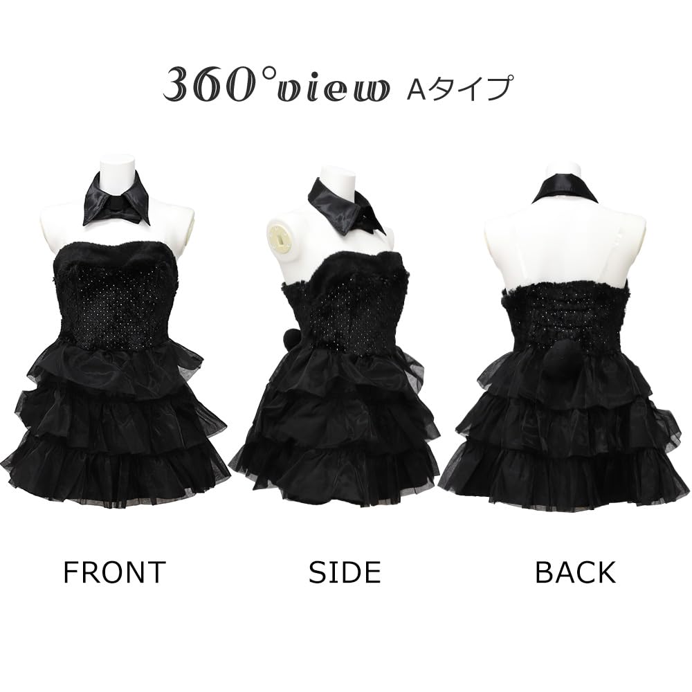 Halloweenský kostým pro dívku s motivem králíka, minisukně pro dospělé [Bright Lala] cos061-M