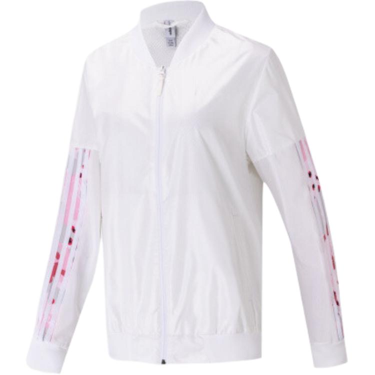 

Adidas Neo Track Top Casual Fashion Versatile Jacket Women jackets White DZ7612 L