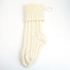 Knitted Rhombus Gift Socks Cover - Christmas Ornament & Candy Bag Decor