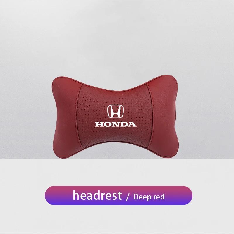AAADI1 1Pcs Car Interior Headrest Seat Head Support Neck Pillow For Honda Civic Fit Accord City Vezel CR-V S660 Odyssey HR-V Insight