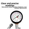 Black Tire Pressure Gauge Optimal Tire Pressure Tool Pressure Sensor Air Release Valve Quick Deflation Function
