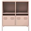 Sideboard Pink 68 x 39 x 73.5 cm Cold Rolled Steel