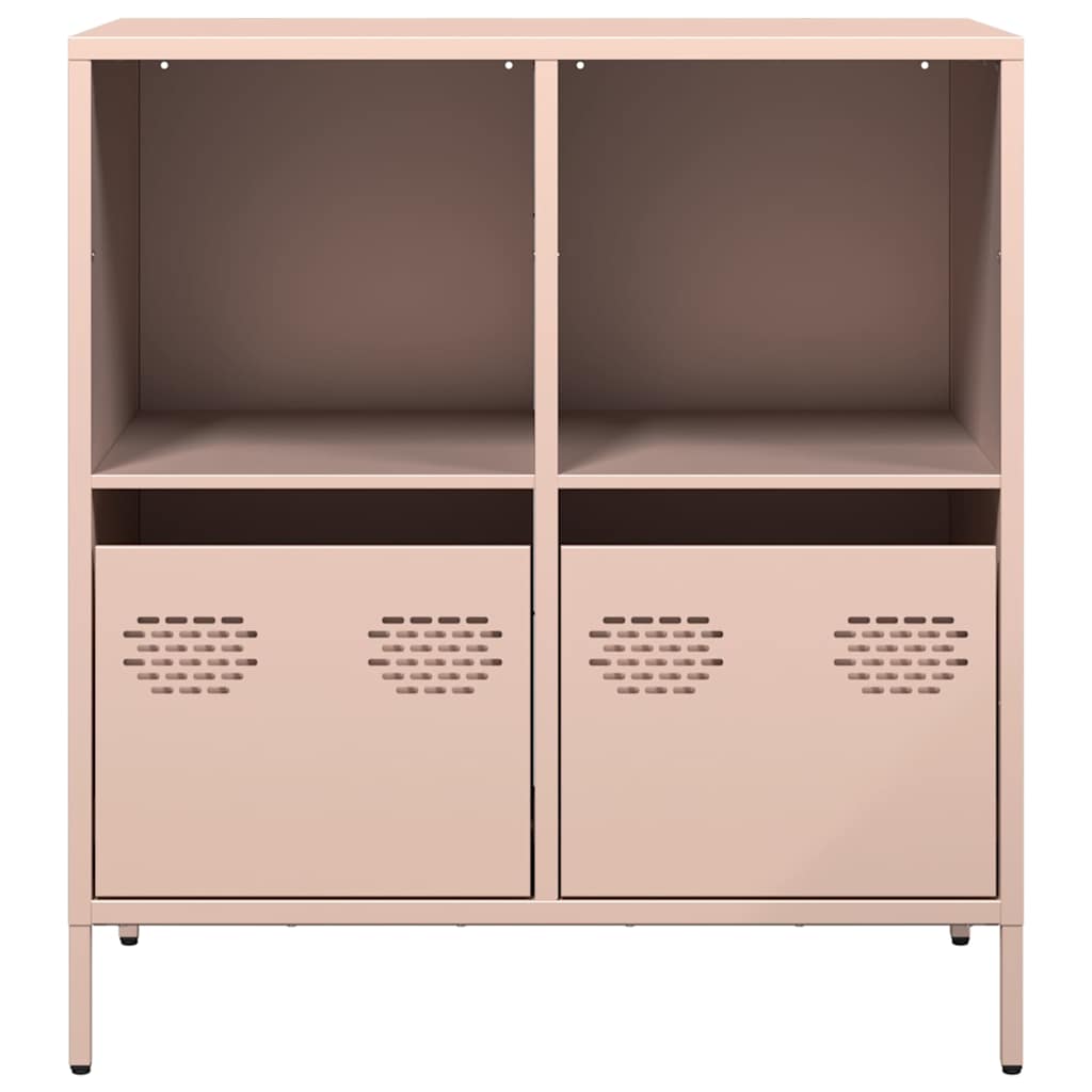 Sideboard Pink 68 x 39 x 73.5 cm Cold Rolled Steel
