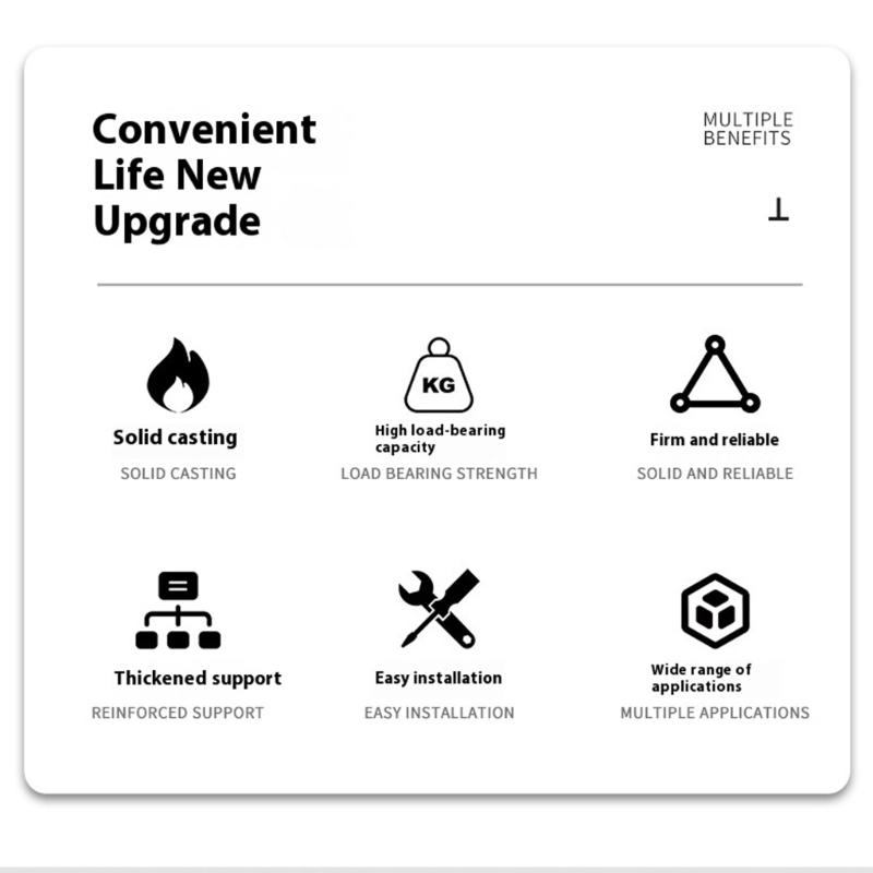 Cold Rolled Steel Wall Mounted Shelf Brackets Triangles Support for Kitchen Garage Storage 202Lb Capacity Designs