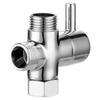 Hanggong 3-Way Copper Faucet Diverter Valve