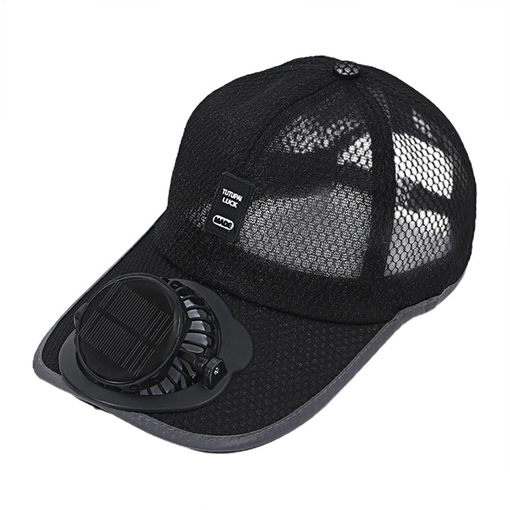 Hat with Solar Powered Fan Baseball Hat Fan Hat Breathable Beach Hat with Cooling Fan UV Protection Solar Powered Hats for Men