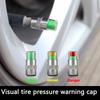 4pcs/lot 2.0/2.2/2.4 Bar 30/32 PSI Tire Pressure Monitor Pressure Gauge Cap Sensor Indicator Alert Monitoring Tools Kit