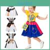 Kpop Dämonenjäger Mädchen Cosplay Kleid mit Rüschenrock für Kinder