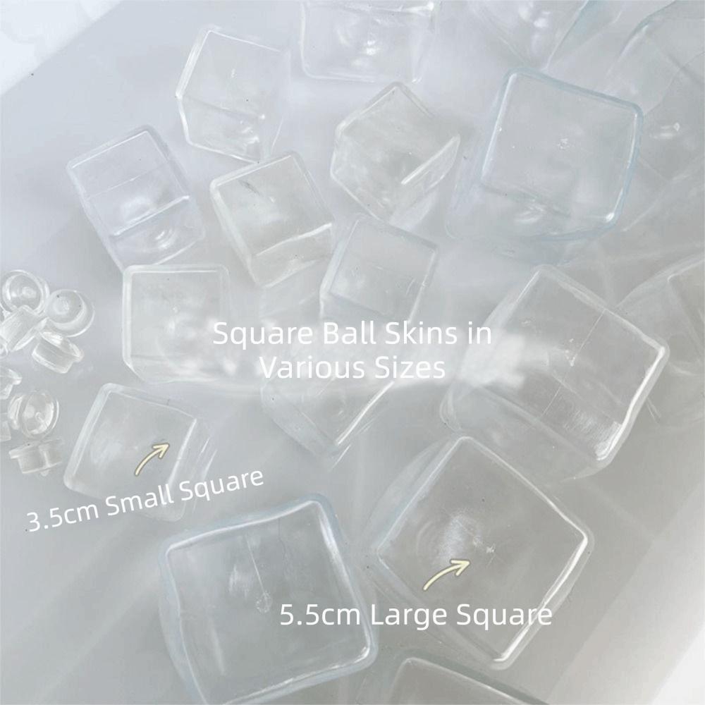 Slow Rebound DIY Empty Ball Skin Soft TRP Handmade Ball Skin Clear DIY Pressure Ball Kit  Kids Toy