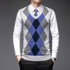 Hengyuanxiang Men's Wool Blend V-Neck Sweater Vest