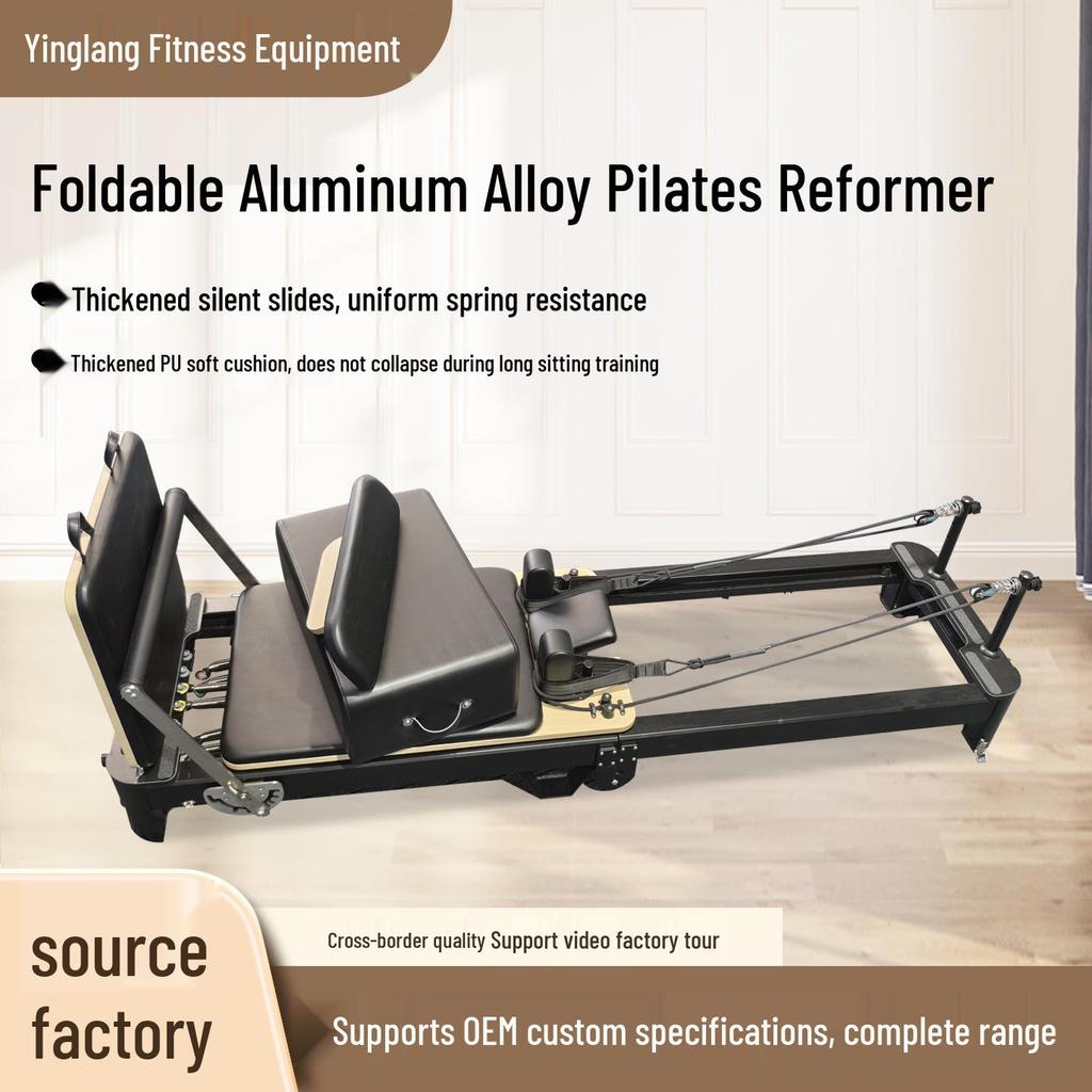 Aluminum Alloy Folding Pilates Bed for Private Yoga and Weight Loss Studio
