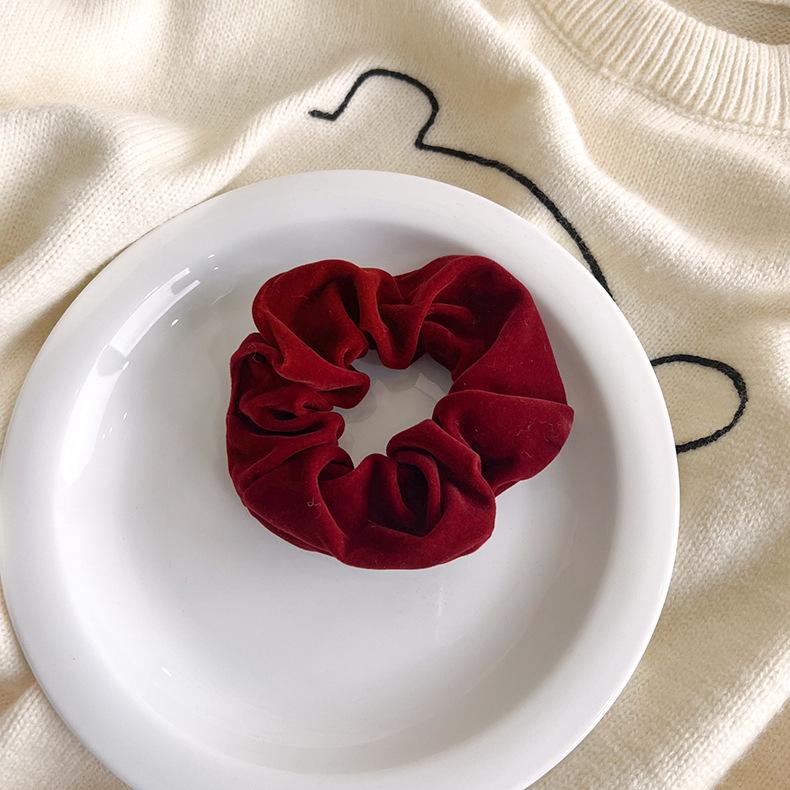 

Красная винтажная бархатная заколка для волос с большим бантом, женская заколка на затылке, аксессуары для волос на повязке на голову
