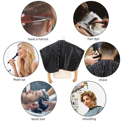 Barbershop Hairdressing Cape Waterproof Hair Coloring Wraps For Hair Color Shampoo Perm Hair Dye Cloth Haircut Cloak Tools