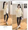 2026 Trendy Plus Size Maternity T-Shirt - Loose Fit, Casual Spring/Autumn Fashion for Moms