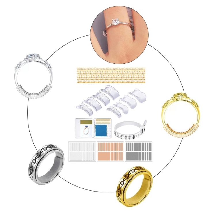 71Pcs Rings Size Adjuster for Loose Rings Rings Size Adjuster Rings Resizer