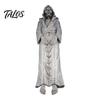 Gothic Home Decor Grim Reaper Incense Stick Holder, Resin Laying Skeleton Statue Burner, Gifts for Horror Lovers Collectible Tabletop Ornament