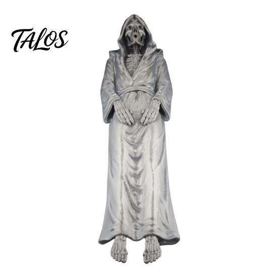 Gothic Home Decor Grim Reaper Incense Stick Holder, Resin Laying Skeleton Statue Burner, Gifts for Horror Lovers Collectible Tabletop Ornament