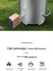Portable Smokeless Wood-Burning Stove for Outdoor Camping and Rural Home Heating