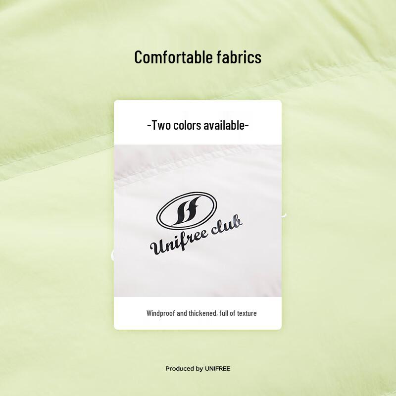 UNIFREE Women's Stand-Collar Short Puffer Down Jacket