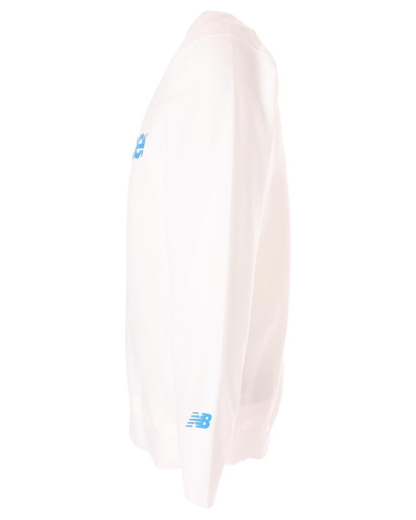 Golf Crew Neck Knit Brand 4 [New Balance] (Stretchable, Logo) / Men's / 012-6270001 030_WHITE [M]
