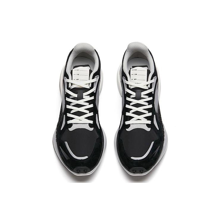 New Anta Star C202 Durable Breathable Low Top Running Shoes Women's Black 122135580A-2