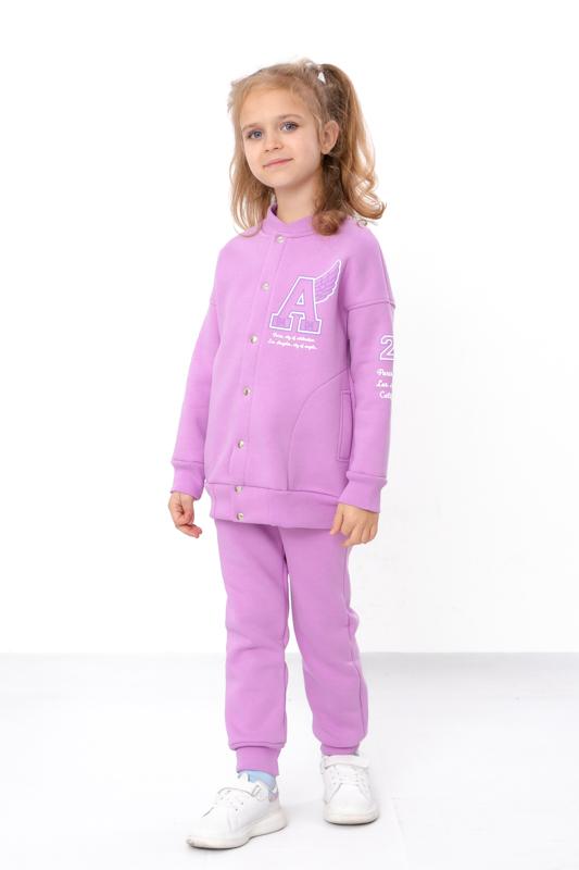 Tracksuit (girls) – Warm Bomber & Pants with Print, Winter , 6443-025-33 HC