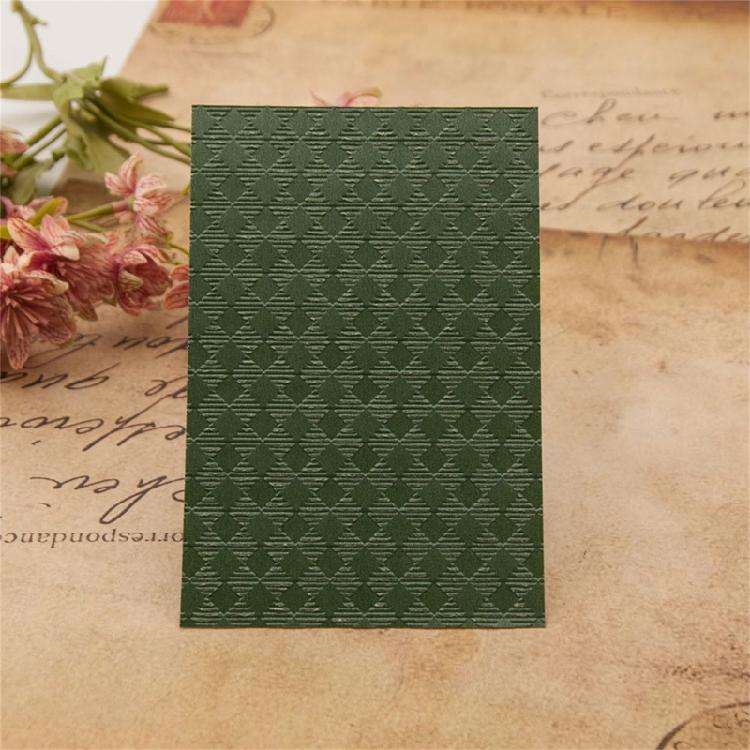 Texturierte Stempelvorlage für Kunstprojekte Wiederverwendbare Kunststoff-Prägeplatte Bastelzubehör