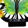 Painted Butterflies Decorative Light with Flower LED Waterproof Hollow Out Wall Decoration Lights for Outdoor/Patio/Garden