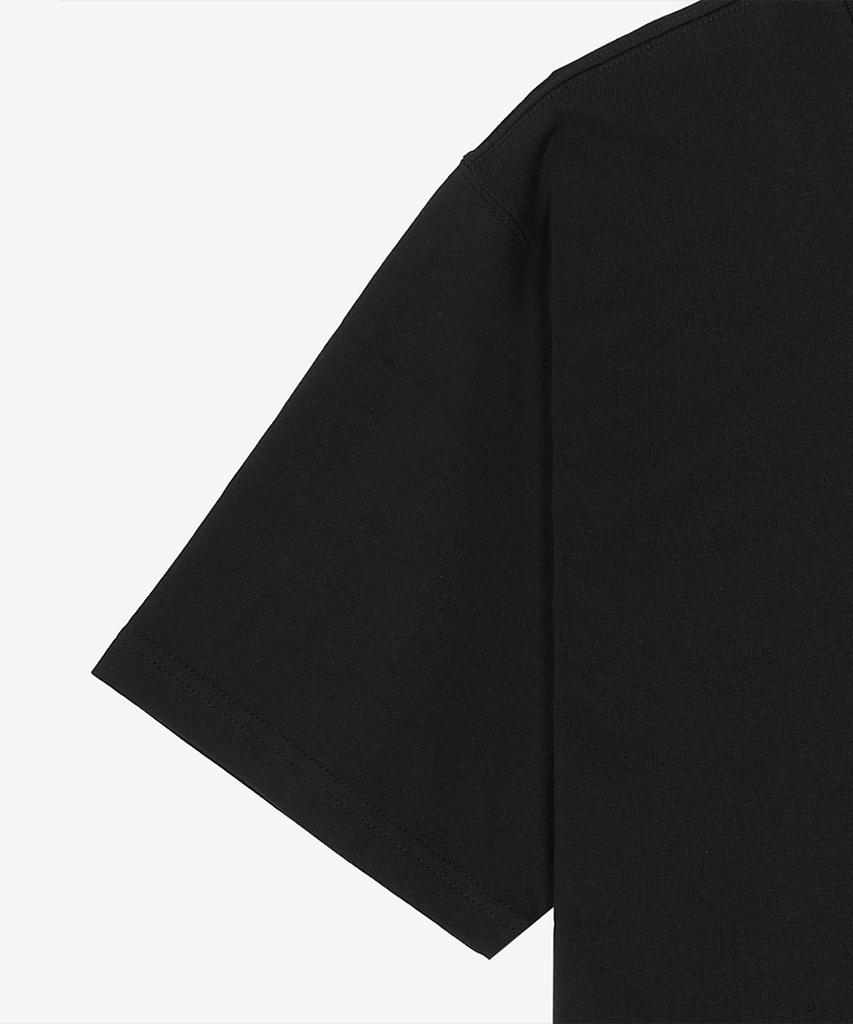 Nyuballanseu Nbneg32823 / Uni Essential Classic Lettering Short Sleeve T-Shirt (Black)