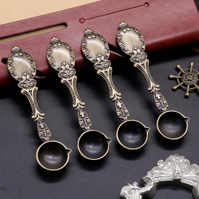 D5 Copper Fire Paint Sealing Wax Spoon Melting Firing Stamp Metal Tools Fire Lacquer Seal Fire Lacquer Spoon Melting Wax Seal