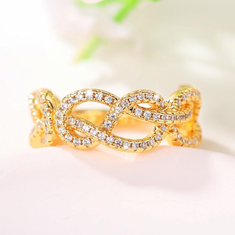 Unique Chain Wrapped Ring for Women's Daily Wear Matching Ring Gift