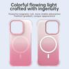 Pro iPhone 16 Pro Magnetické pouzdro Gradientní design Bezrámečkové IMD TPU+PC+PET Kryt na telefon