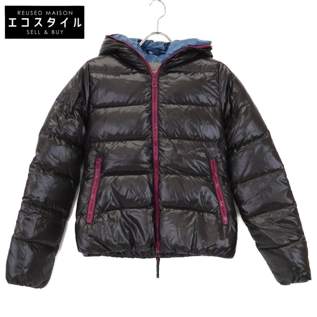 DUVETICA Dark Brown X Blue Thia Down Coat Coat 38 Dark Brown X blueUsed