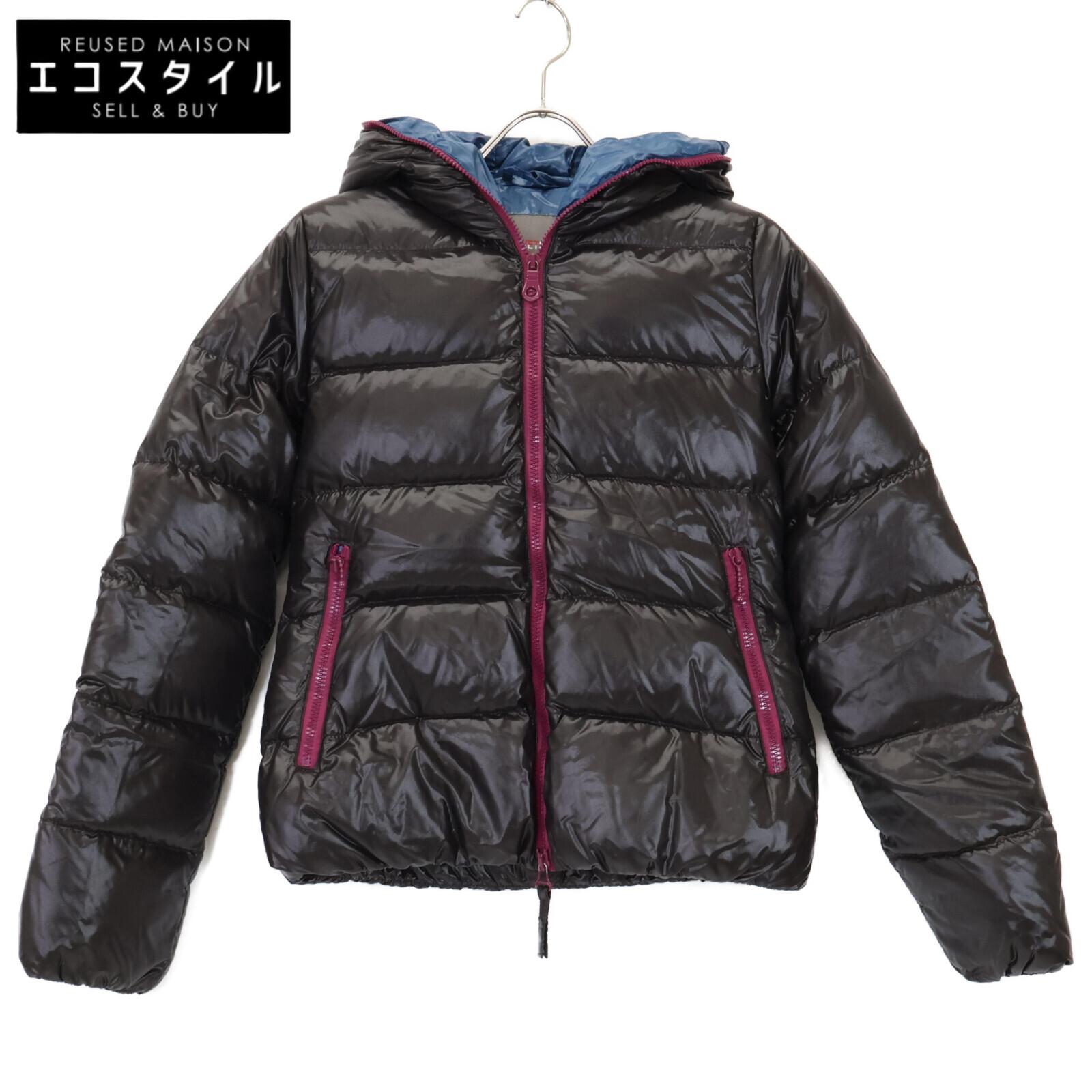 

DUVETICA Темно-коричневый x синий Пуховик Thia пальто 38 Темно-коричневый x синий Б/у