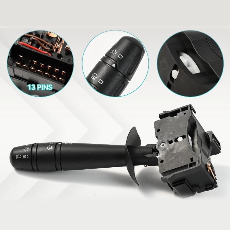 Steering Column Indicator Light Stalk Switch 4410524 251563 for Trafic Mk1 Headlight Turn Signal Light Switch Replace