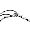 Armo Western Suede Necklace (Silver)