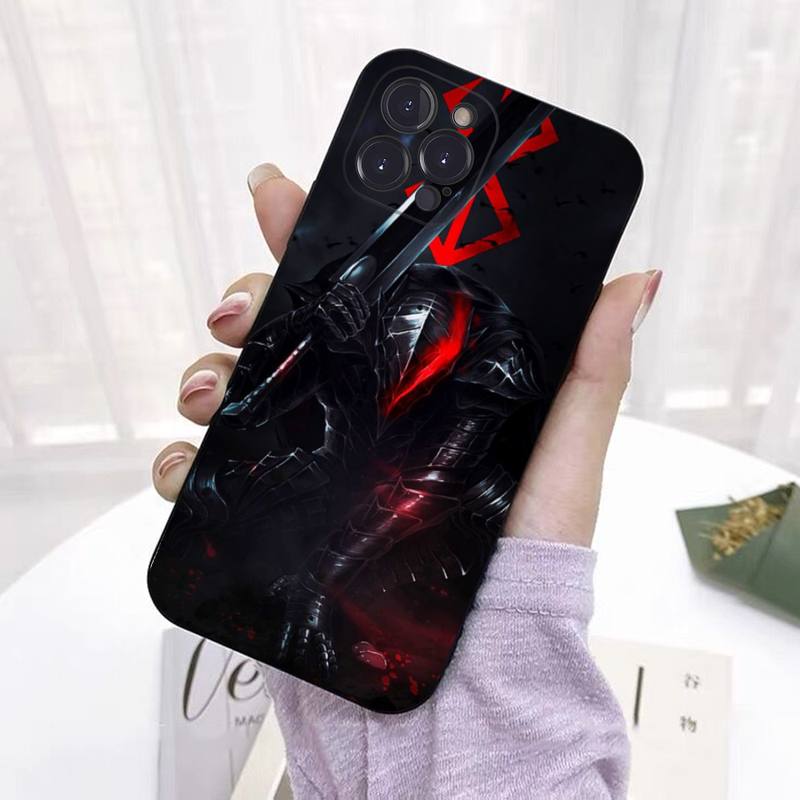 Berserk Guts Telefon Fall Für iPhone 8 7 6 6S Plus X SE 2020 XR XS 14 11 12 13 Mini Pro Max Mobile Fall