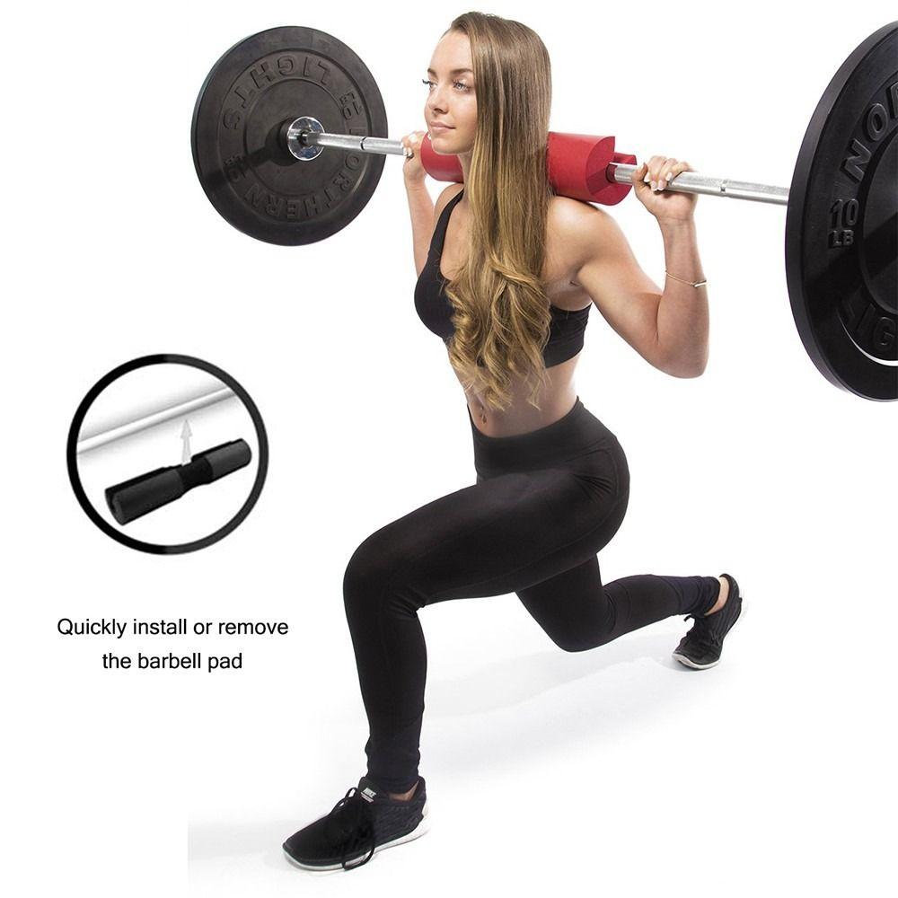 Comfortable Foam Barbell Pad Foam Bar Padding Neck Support Weight Bar Pad  Weightlifting