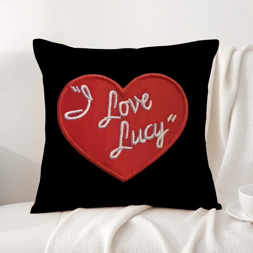 Cool Skull Heart Cushion Cover Natural Linen Organic Fabric DoubleSided Printing Sofa Home Decor Breathable Bed Pillow