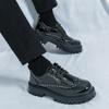 Fashion Men Casual Office Business Formal Oxford Thick Bottom Dress Shoes Men Gentleman Outdoor Patent Leather Wedding Shoes Fashion