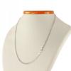 Men' Silver Chain 925 SILVER DIAMONDED 2.5mm Italian Chain