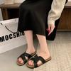 Premium Soft-soled Crossed Slippers Women's Summer 2025 New Outside Cool Slippers Women's Seaside Beach Shoes Women's