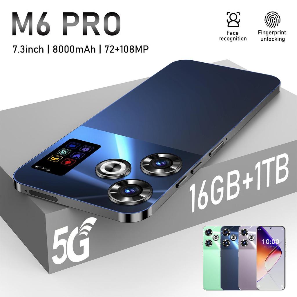 M6 PRO 7.3" Android All-in-One Smartphone with 16+1TB Storage