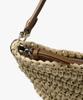 Loco Hawaii Raffia Strap Pouch Bag