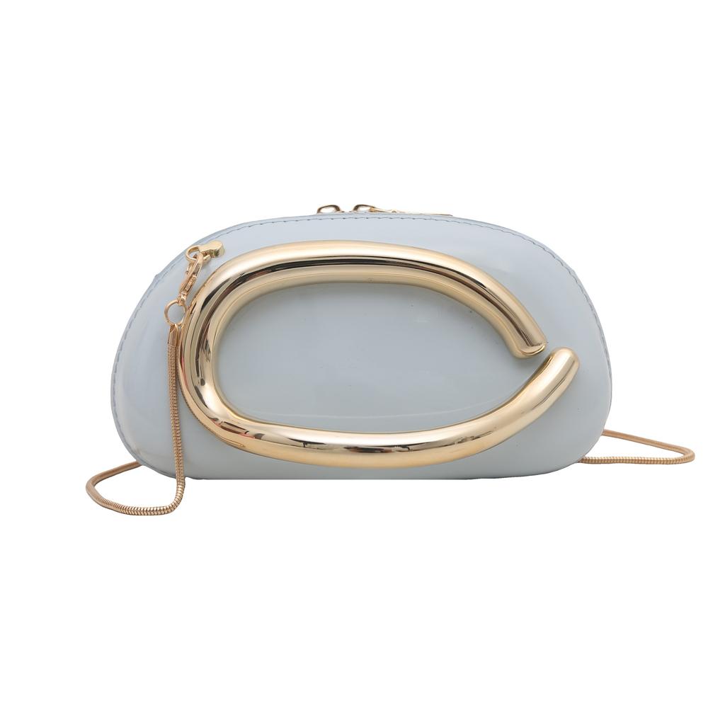 Wholesale niche design round box bag women's bag 2025 spring new light luxury versatile shoulder bag casual chain messenger bag