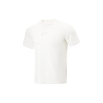 Breathable Comfortable Quick-Dry Round Neck Short Sleeve T-Shirt Men Tops Off-White ATSU475-9