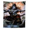 Tapiserie cu Zeii Mitologici Hinduși ai Distrugerii Shiva și Mahadeva pentru Decorarea Sufrageriei