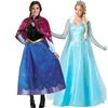 Halloween Kostüm Cosplay Anime Anna Elsa Prinzessinnenkleid Erwachsenenkleid Kleid Cosplay Kostüm