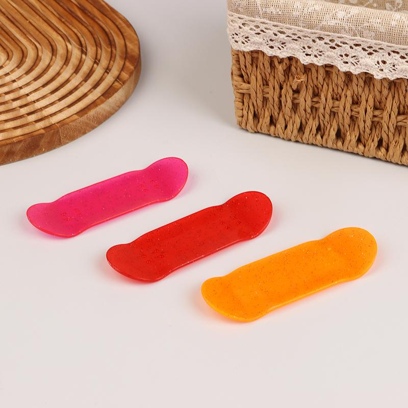 Mini Glow In Dark Finger Skateboard Luminous Fingerboard Deck Toy Kids Stress Relief Toys For Adult Children Gifts