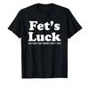 Y2k Hip Pop Tops Fets Luck Tshirt Print Cotton Tee Retro Casual Loose Streetwear Round Neck High Quality T Shirts Unisex
